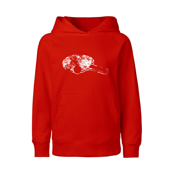 HANDGEDRUCKT "PingPong" Kinder-Hoody von HANDGEDRUCKT