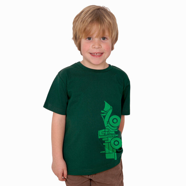 HANDGEDRUCKT "Radlader 02" Kinder-T-Shirt von HANDGEDRUCKT