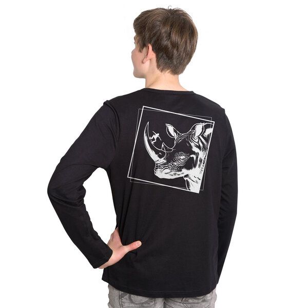 HANDGEDRUCKT "Rhinoskateros" Männer Longsleeve HANDGEDRUCKT "Rhinoskateros" Männer Longsleeve von HANDGEDRUCKT