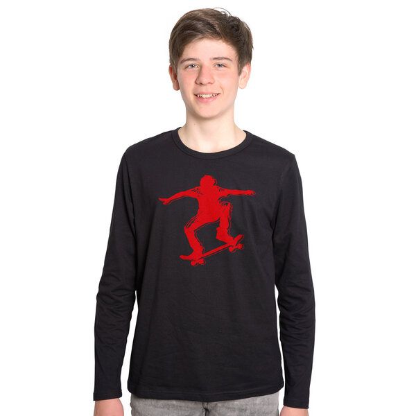 HANDGEDRUCKT "Skater" Männer Longsleeve HANDGEDRUCKT "Skater" Männer Longsleeve von HANDGEDRUCKT