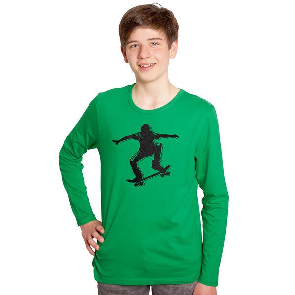 HANDGEDRUCKT "Skater" Männer Longsleeve HANDGEDRUCKT "Skater" Männer Longsleeve von HANDGEDRUCKT