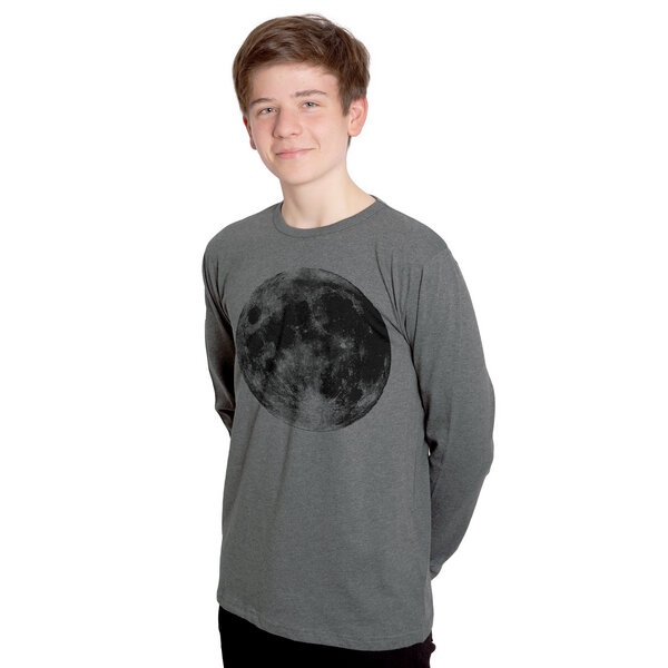 HANDGEDRUCKT "Supermond" Männer Longsleeve von HANDGEDRUCKT