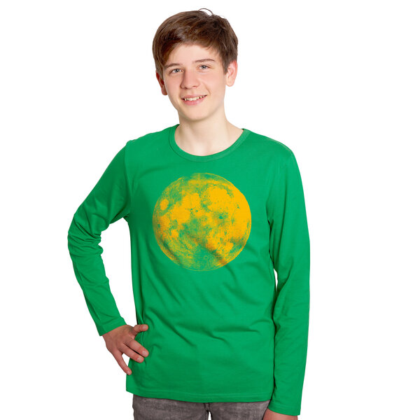 HANDGEDRUCKT "Supermond" Männer Longsleeve von HANDGEDRUCKT