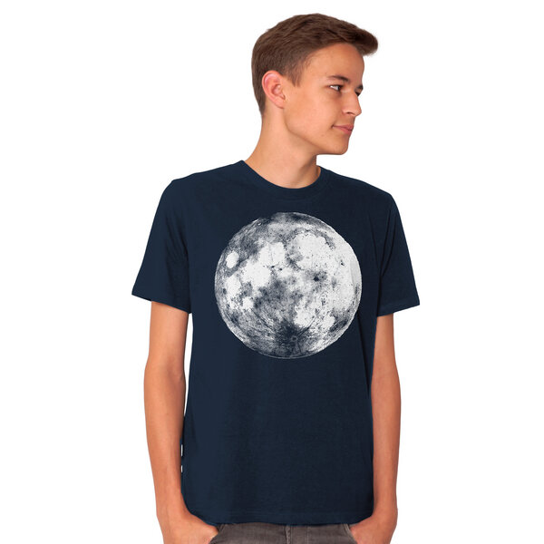 HANDGEDRUCKT "Supermond" Männer-T-Shirt von HANDGEDRUCKT