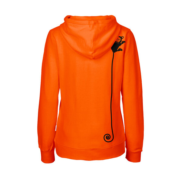 HANDGEDRUCKT "Teeny Weeny Goblin" Frauen Zip-HOODY aus reiner Biobaumwolle (kbA) von HANDGEDRUCKT