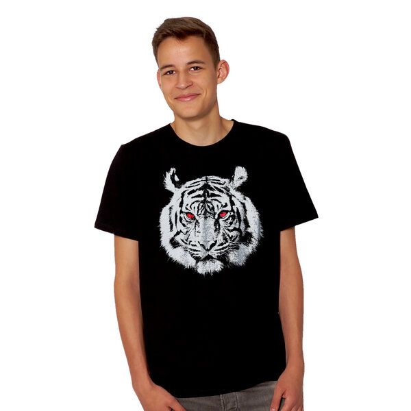 HANDGEDRUCKT "Tiger" Männer T-Shirt von HANDGEDRUCKT