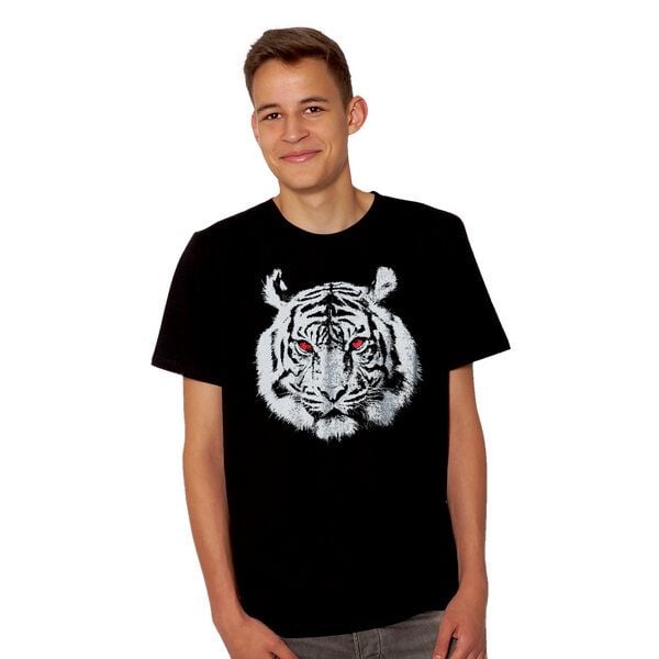 HANDGEDRUCKT "Tiger" Männer T-Shirt von HANDGEDRUCKT