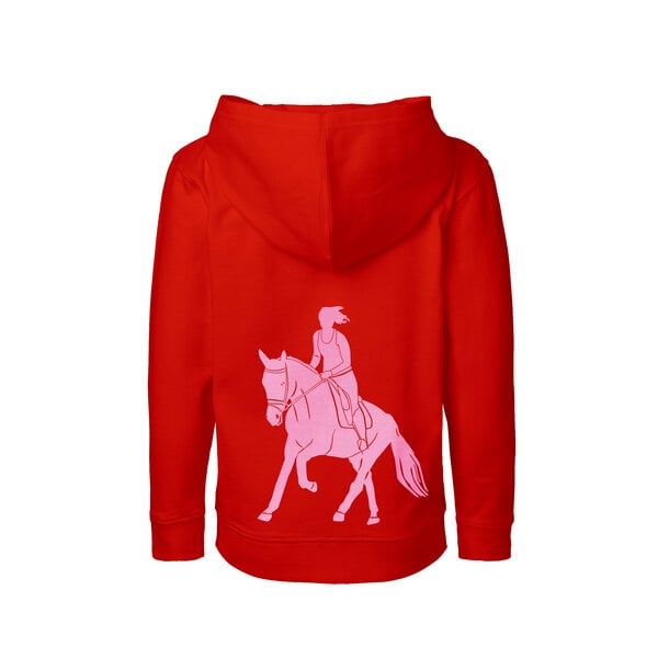 HANDGEDRUCKT Unisex Kinder Zip Up Hoody "Galopp" von HANDGEDRUCKT