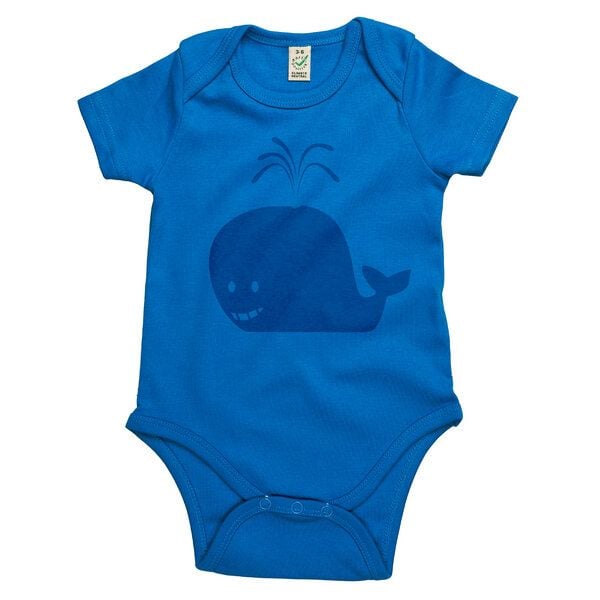 HANDGEDRUCKT "Wal" Baby Body von HANDGEDRUCKT