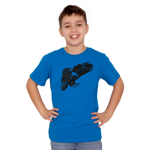 HANDGEDRUCKT "Weißkopfseeadler" Unisex  Kinder-T-Shirt von HANDGEDRUCKT