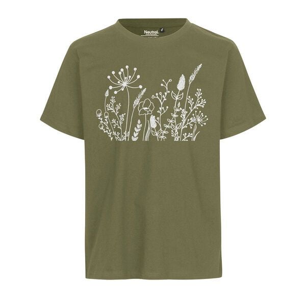 HANDGEDRUCKT "Wilde Wiese" Unisex T-Shirt von Neutral HANDGEDRUCKT "Wilde Wiese" Unisex T-Shirt von Neutral von HANDGEDRUCKT