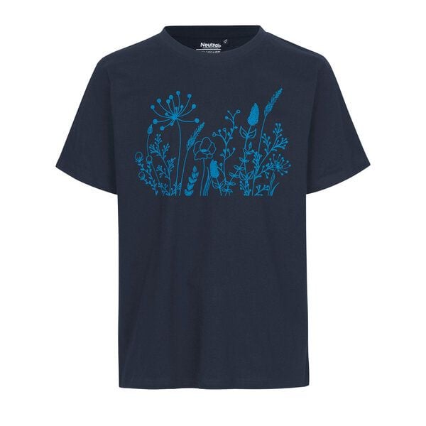 HANDGEDRUCKT "Wilde Wiese" Unisex T-Shirt von Neutral von HANDGEDRUCKT