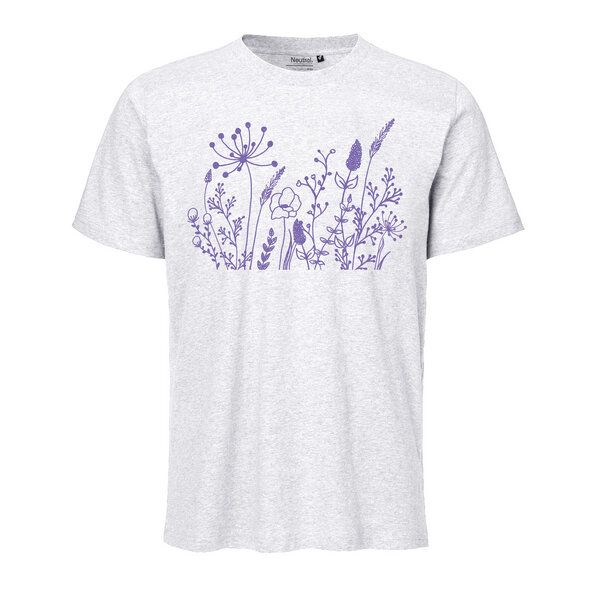 HANDGEDRUCKT "Wilde Wiese" Unisex T-Shirt von Neutral von HANDGEDRUCKT