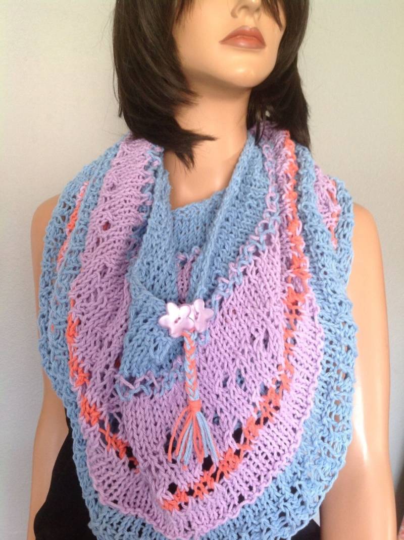 Handgestrickte Baumwolle Rundschal Loop Mini Poncho Spitze Designermode Frühling Sommer Blume Quaste Hip Chic Geschenk Muttertag Geburtstag Handgestrickte Baumwolle Rundschal Loop Mini Poncho Spitze Designermode Frühling Sommer Blume Quaste Hip Chic Geschenk Muttertag Geburtstag von HANDKNITS2LOVE