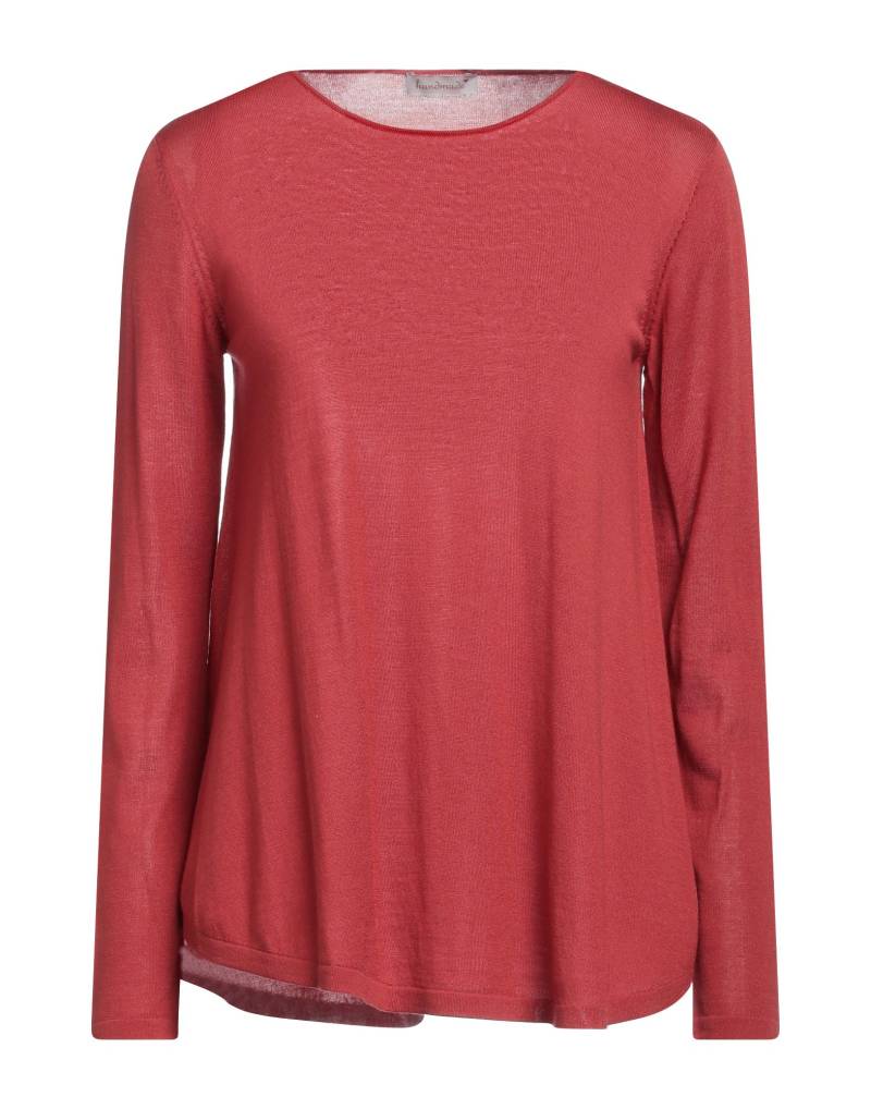 HANDMADE Pullover Damen Ziegelrot von HANDMADE