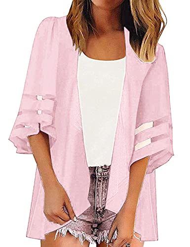 HANERDUN Bikini Cover Up für Damen Cardigan Strand Sommer Strandponcho Strandurlaub Badeanzug von HANERDUN