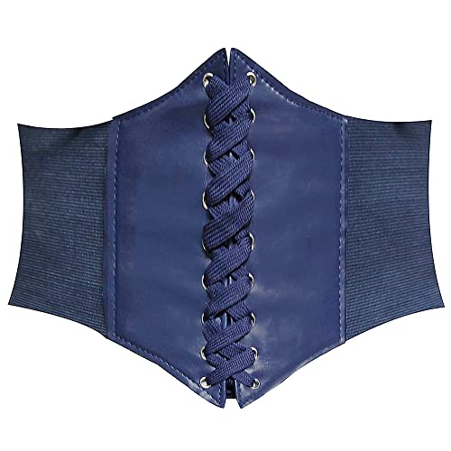 HANERDUN Damen Gürtel Elastischer Breiter Schnürgürtel Korsett Stretchgürtel Weiter Taille Belt Vintage Kleid Taillengürtel von HANERDUN