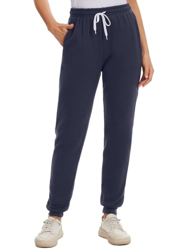 HANERDUN Damen Sporthose Wärme Jogginghose für Herbst und Winter mit Taschen Gummibund Sweathose Bequeme Lockere Freizeithose Fitness Loungewear von HANERDUN