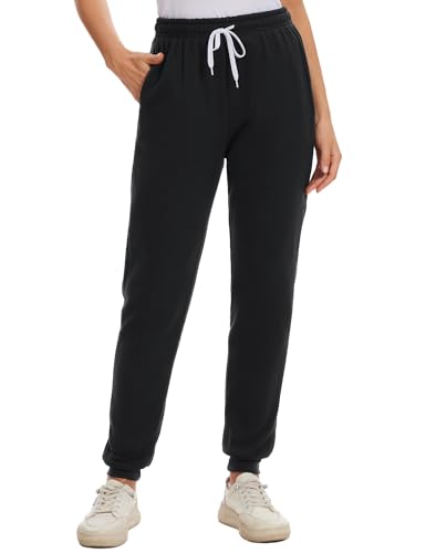 HANERDUN Damen Sporthose Wärme Jogginghose für Herbst und Winter mit Taschen Gummibund Sweathose Bequeme Lockere Freizeithose Fitness Loungewear von HANERDUN