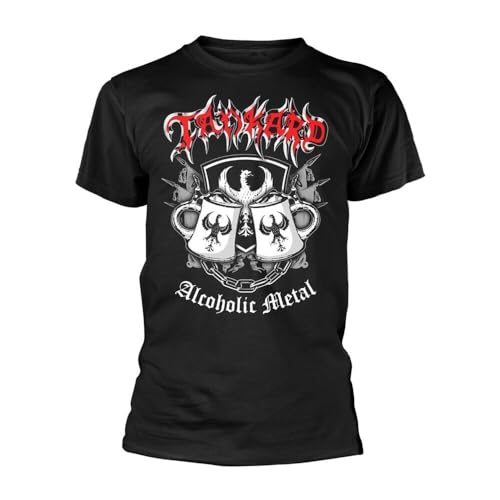 Alcoholic Metal by TANKARD T-Shirt Front & Back Print von HANGCHANG