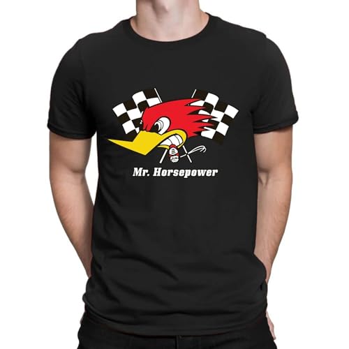 Amazing-Male-T-Shirt-Casual-Oversized-Mr-Horsepower-Muscle-Car-Hot-Rod-Essential-T-Shirt-Men von HANGCHANG