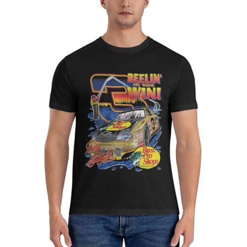 Dale-Earnhardt-Reelin-In-The-WinEssential-T-Shirt-Graphic-t-Shirts-Black-t-Shirts-for-Men von HANGCHANG