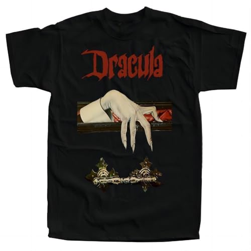 Dracula V44 Christopher Lee Movie Poster T-Shirt (Black) von HANGCHANG