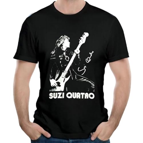 HANGCHANG F28-Women-s-Tops-Suzi-Quatro-Fashion-tees-Tshirts-Womens-Graphics von HANGCHANG