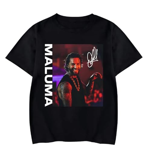 HANGCHANG Maluma-Concert-Hip-Hop-Shirt-K925 HANGCHANG Maluma-Concert-Hip-Hop-Shirt-K925 von HANGCHANG