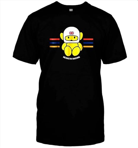 Hesketh-Racing-Shirt-Hesketh-Racing-t-Shirt-DMN-Black von HANGCHANG