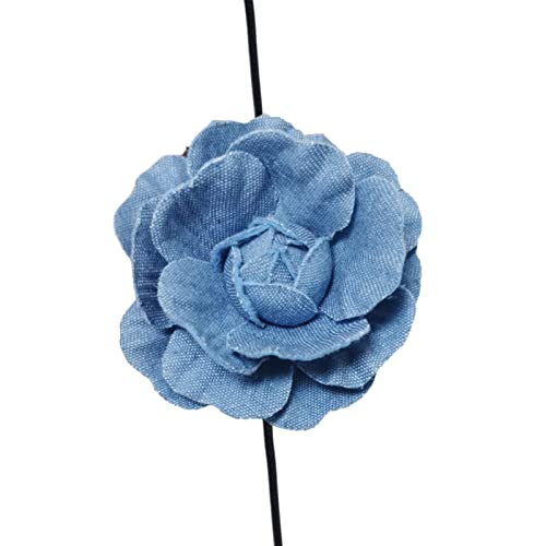 HANGELI Gothic-Halskette, elegant, große Rose, Schlüsselbeinkette, Damen, Brautschmuck, verstellbar, Mariage, Schmuckzubehör HANGELI Gothic-Halskette, elegant, große Rose, Schlüsselbeinkette, Damen, Brautschmuck, verstellbar, Mariage, Schmuckzubehör von HANGELI