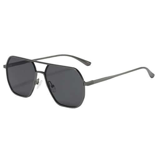 HANGWWZQ Sonnenbrille Photochrome Sonnenbrille Männer Frauen Mode Polarisierte Sonnenbrille Uv400-Grau Schwarz von HANGWWZQ