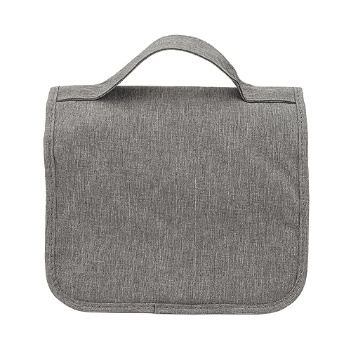 Männer Business Foldable Travel Toileetry Bag Großer Kapazität Wasser verhindern, Toilettenbeutel für Heimreisefahrten Camping zu hängen (Grau) von HANHEFLY