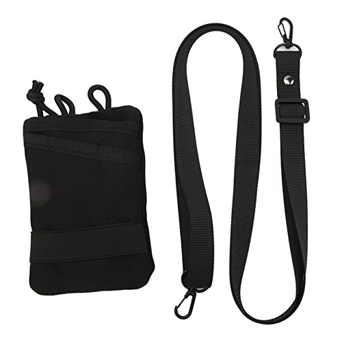 Outdoor -Taschenwechsel Kartenschlüsselspeicherbeutel Anti -Träumer Oxford Stoff Taille Beutel (Schwarz) von HANHEFLY