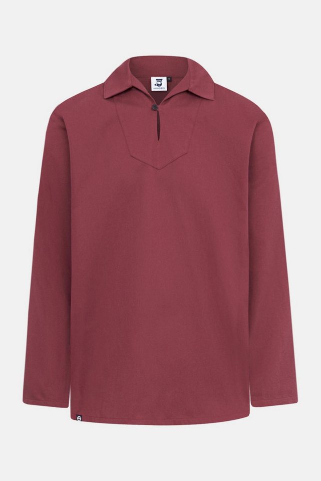 HANSEHELD Langarmhemd Vareuse Herren Hemd Fischerhemd von HANSEHELD