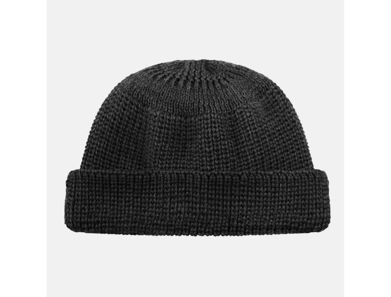 HANSEHELD Strickmütze Seebär Dockermütze Seemannsmütze kurz flach GOTS - Made in Germany von HANSEHELD