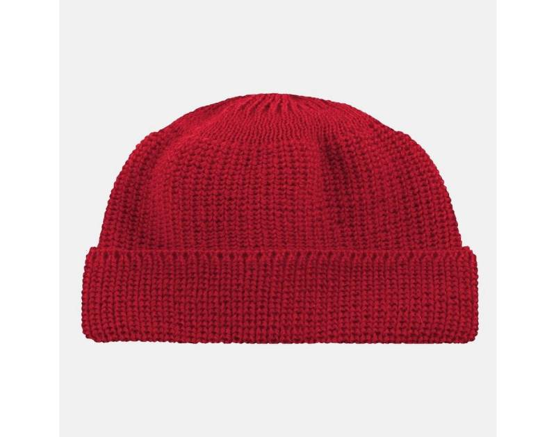 HANSEHELD Strickmütze Seebär Dockermütze Seemannsmütze kurz flach GOTS - Made in Germany von HANSEHELD