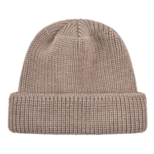 HANSEHELD Troyermütze Merino Sand GOTS Organic | Wollmütze | Weich | Merino-Wolle | Umschlag | Made in Germany von HANSEHELD