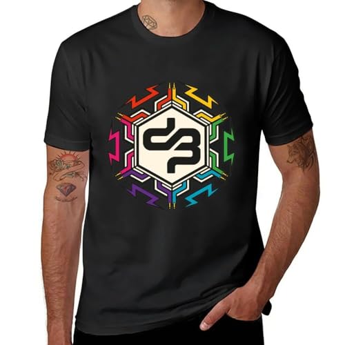 Decibel T-Shirt Korean Fashion Vintage Tops Mens Black L von HANUTEBA
