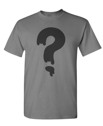 SOOS QUESTION Mark Unisex T-Shirt Dark Grey L von HANUTEBA