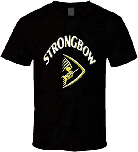 Strongbow Beer Alcohol Drink Mens T Shirt Black XXL von HANXI