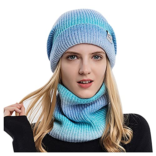 HANXIULIN Beanie Damen Grobstrick Mütze Klassische Kappen Mütze Leicht und Weich Wintermütze Warm Unisex Mützen Hüte Beanie Satin Winter Caps Damen Wintersport Warm Wintermütze von HANXIULIN