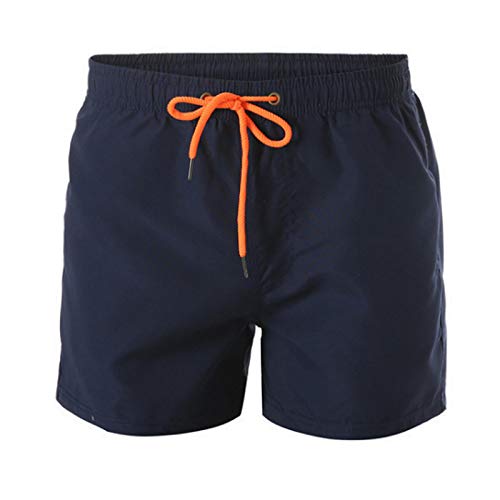 HANXIULIN Herren Badeshorts Bauch Schwimmen Strand Sommer mit Innenhose Surfen Strandhose Retro Boardshorts Sommer Brief Swim Short Schnelltrocknend Strandhose von HANXIULIN