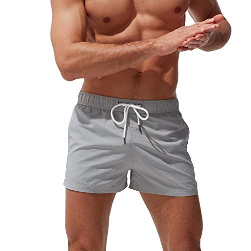 HANXIULIN Sonnendurchlässige Herren Badehose Boardshorts Strandshorts Surfen Strandhose Schwimmhose dünne Badehose Schnelltrocknende Badeshorts Schnelltrocknend Strandhose von HANXIULIN