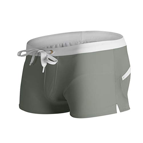 HANXIULIN Sonnendurchlässige Herren Badehose Boardshorts Strandshorts Surfen Strandhose Schwimmhose dünne Badehose Schnelltrocknende Badeshorts Schnelltrocknend Strandhose von HANXIULIN