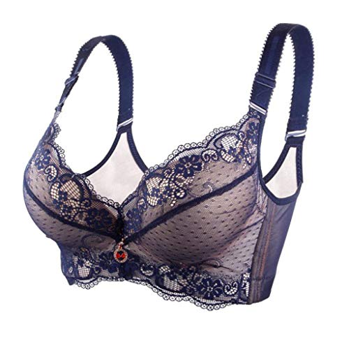 Sexy Dessous Damen Ungepolster Bügel BH Modern Feeling Halb Gepolstert BHS für den Alltag Unterwäsche Große Größen Funktioneller BH von HANXIULIN