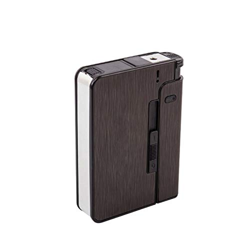 Zigarettenetui HAOAYOU Tragbare Metall-Zigarettenschachteln 10 Stück für Männer 9,5 * 7 * 2,2 cm schwarz Zigarettenetui HAOAYOU Tragbare Metall-Zigarettenschachteln 10 Stück für Männer 9,5 * 7 * 2,2 cm schwarz von HAOAYOU