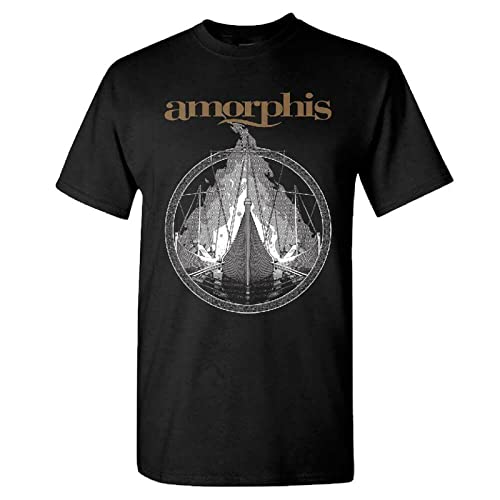 HAODI Amorphis Pyres Ship T-Shirt17081, Farbe06, L von HAODI