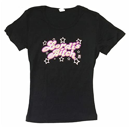 HAODI Lordi Lordi's Bitch Juniors NEW85673 T-Shirt für Herren und Damen, 100 % Baumwolle, Schwarz / Weiß / Gelb / Schwarz / Rot, Farbe06, L von HAODI