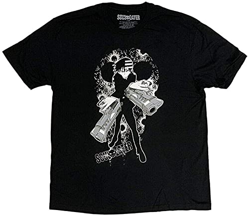 HAODI Soul Eater Death The Kid T-Shirt für Erwachsene, Farbe 03, 3XL von HAODI
